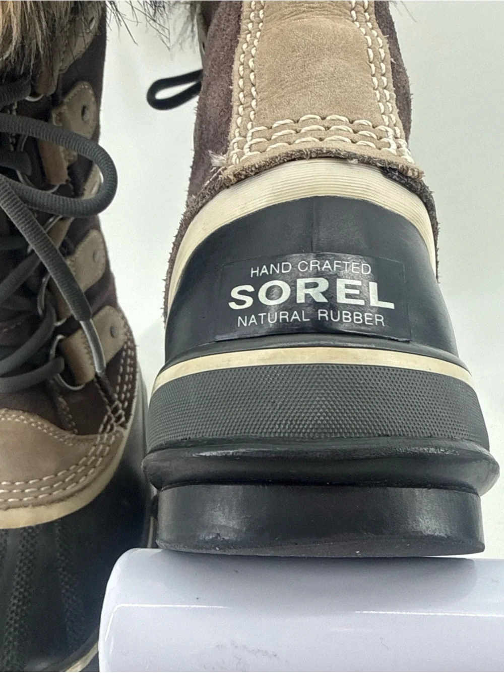 Sorel Joan of Arctic Women's size 5 Waterproof Faux Fur Suede Snow Boots